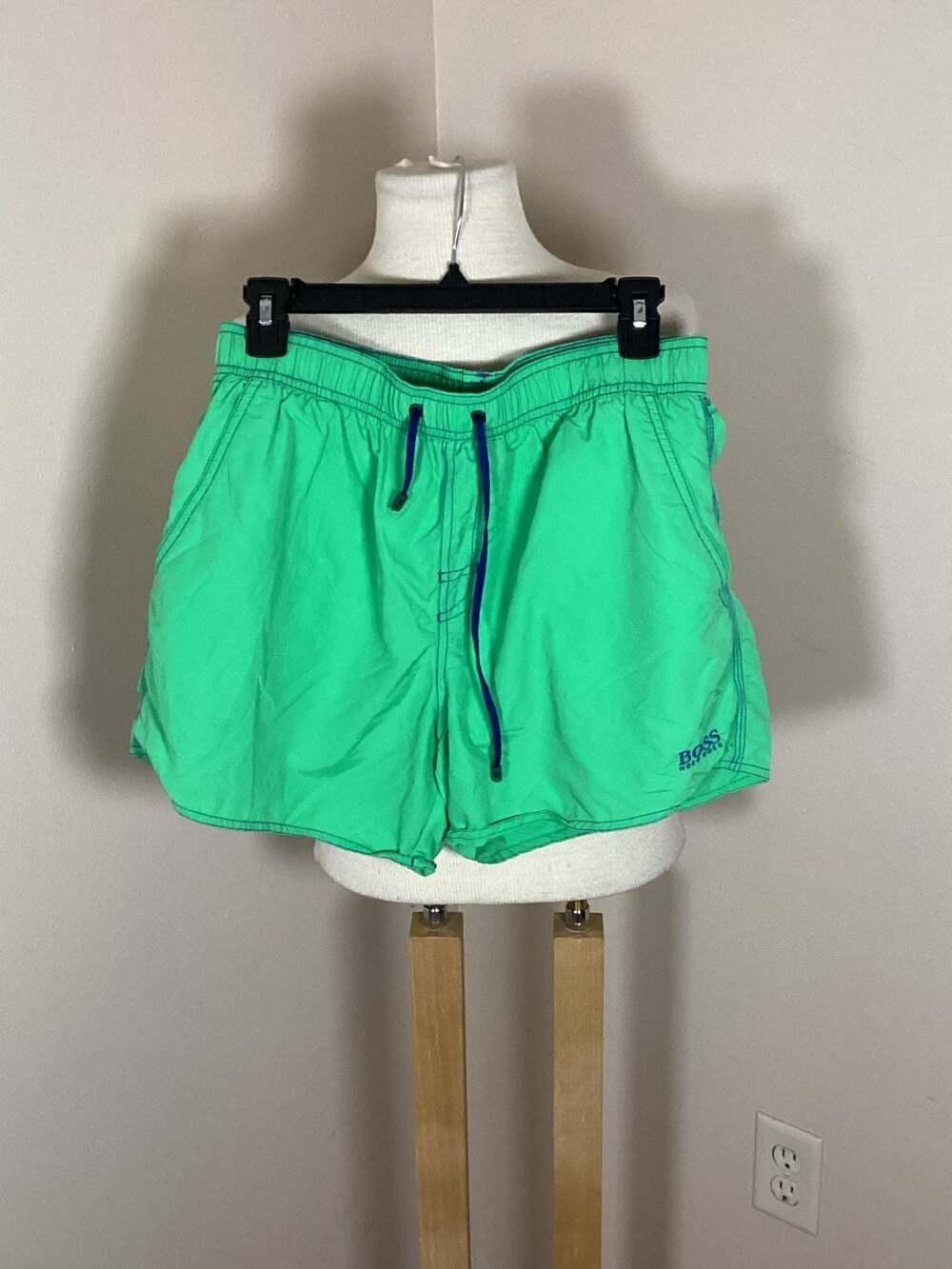 Hugo Boss Lobster BM Green Swim Shorts Size M